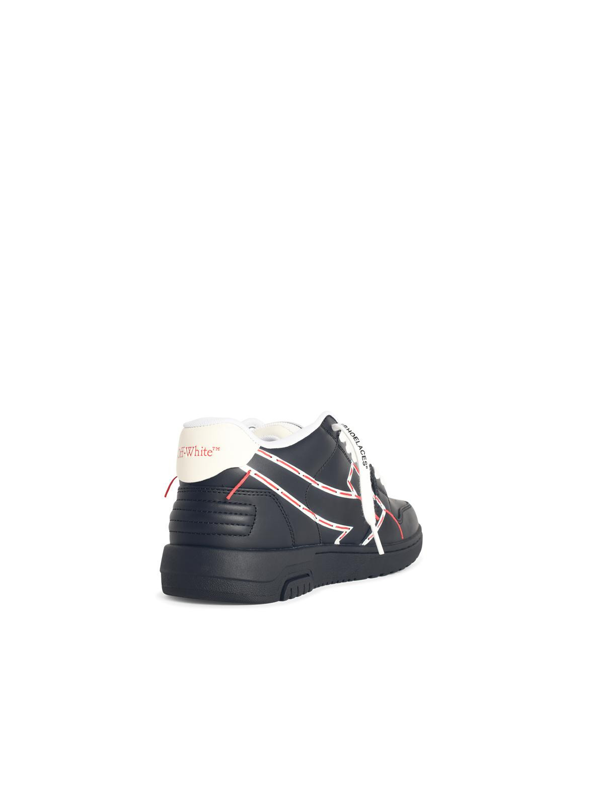 Off-White Black 'Ooo Printed&Stitched Arrow' Sneakers Men - 3