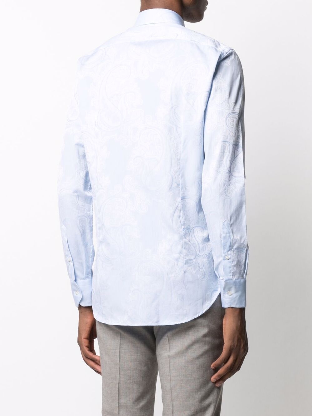 paisley-print poplin shirt - 4