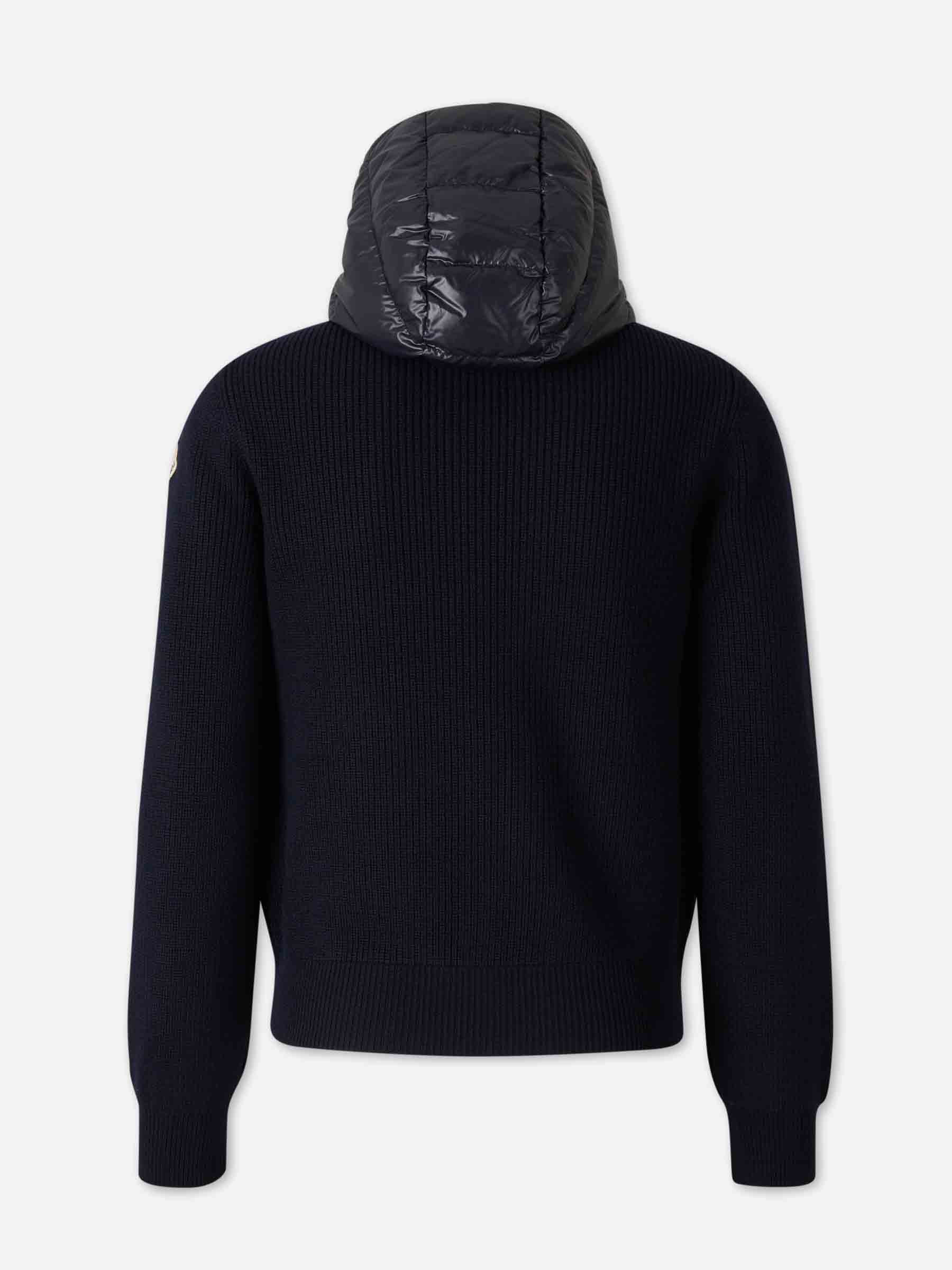 PADDED ZIPPER CARDIGAN - 3