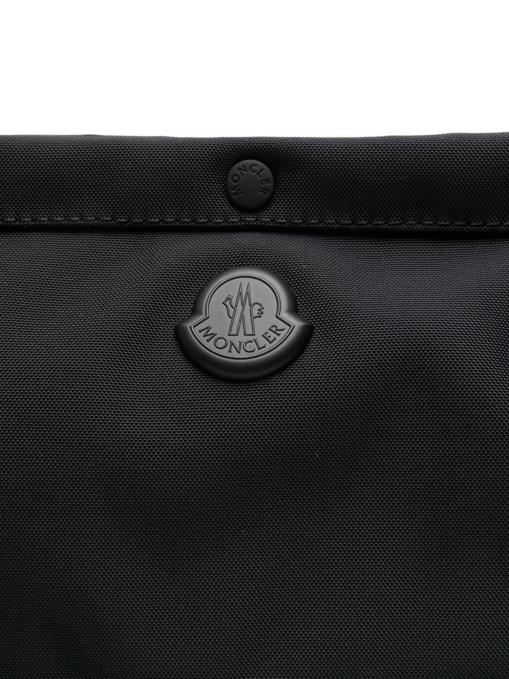 logo-plaque messenger bag - 4