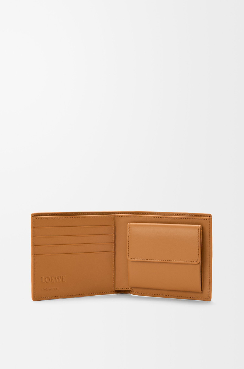 Loewe Puzzle bifold coin wallet in supple grained calfskin outlook