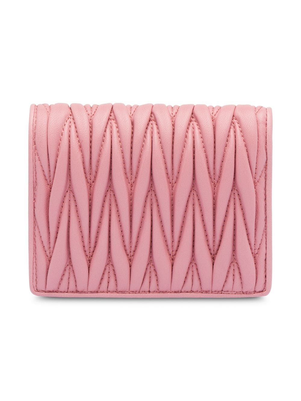 matelassé leather wallet - 2