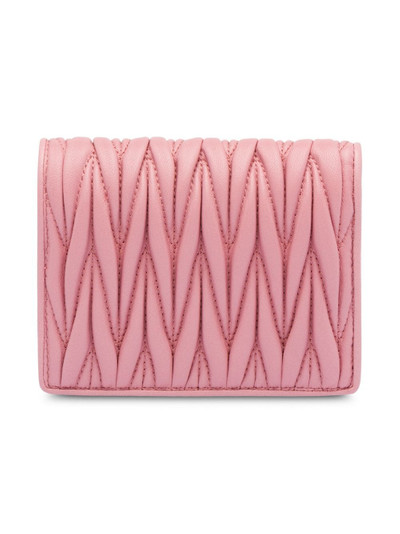 Miu Miu matelassé leather wallet outlook