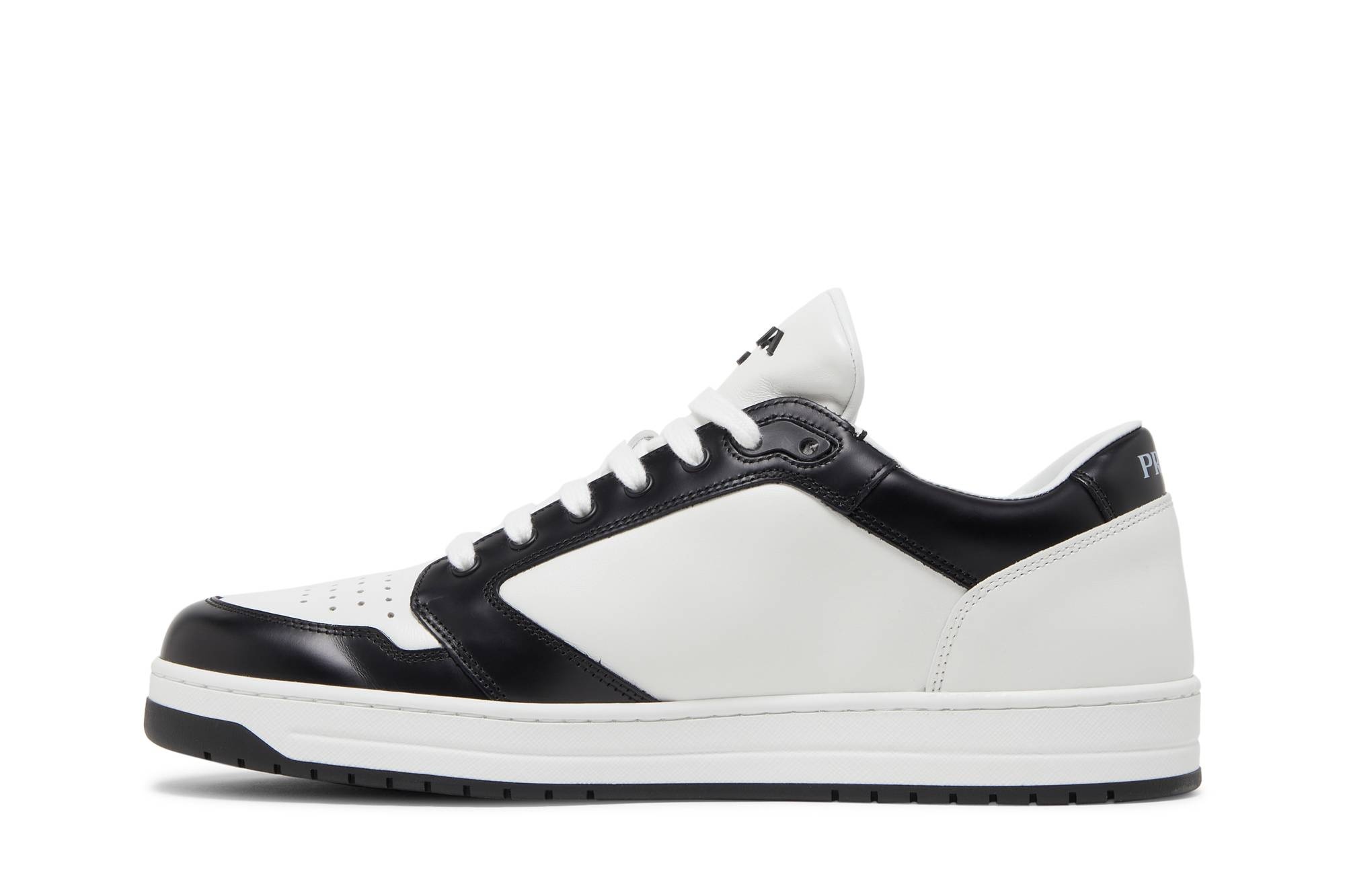 Prada New Avenue Leather Low 'White Black' - 2