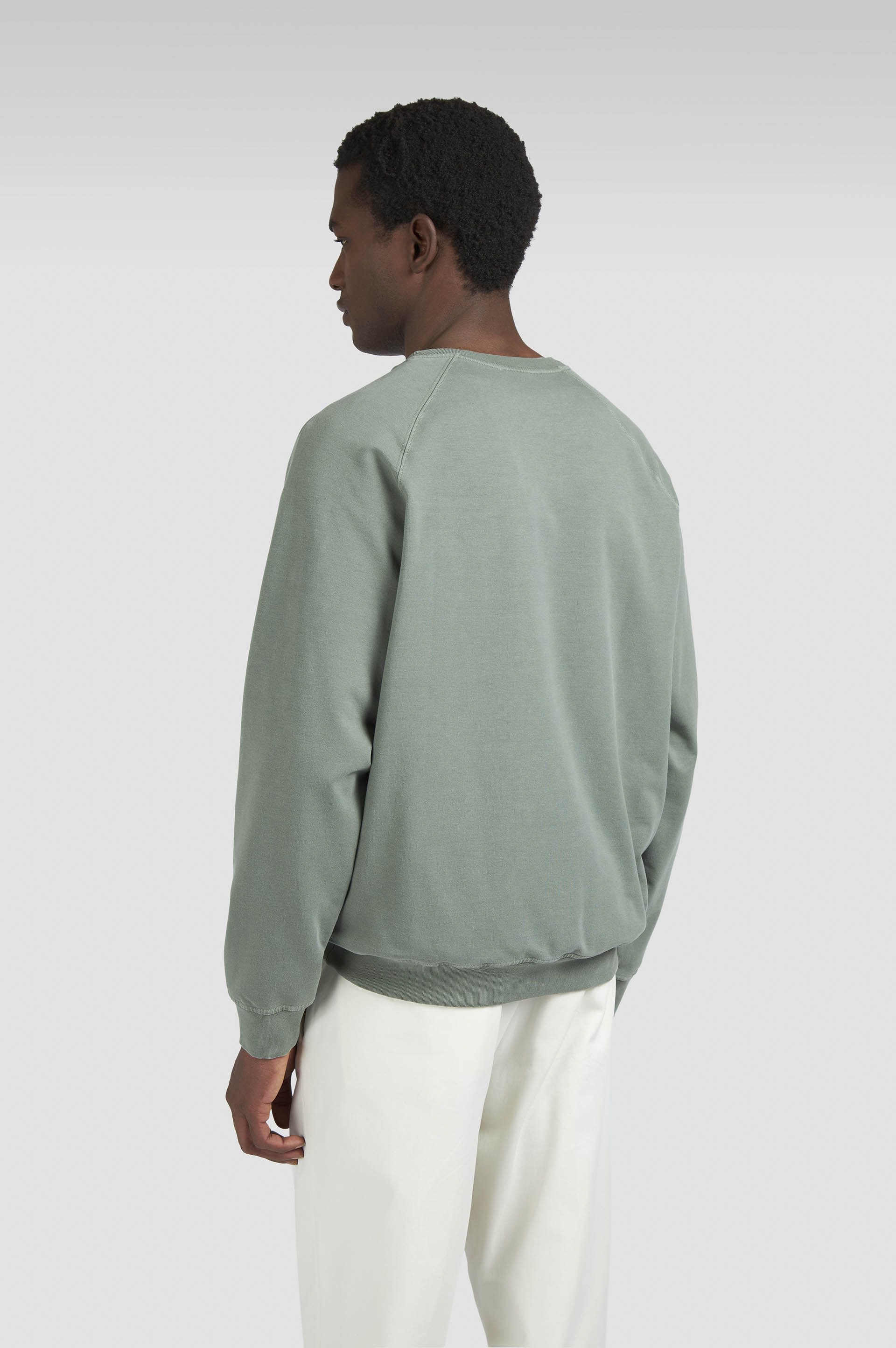 X-SOFT GARMENT-DYED COTTON SWEATSHIRT - 3