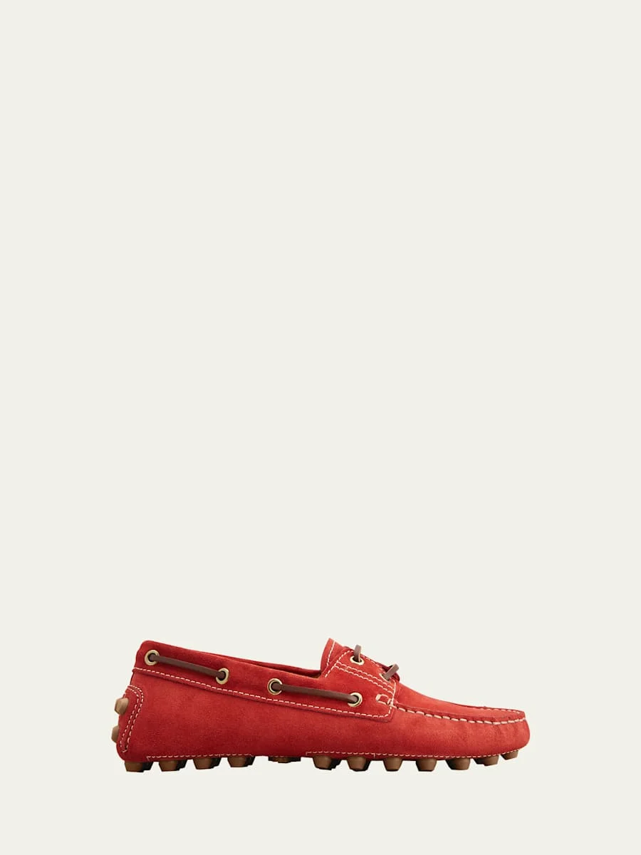 Gommino Suede Driver Boat Loafers - 1