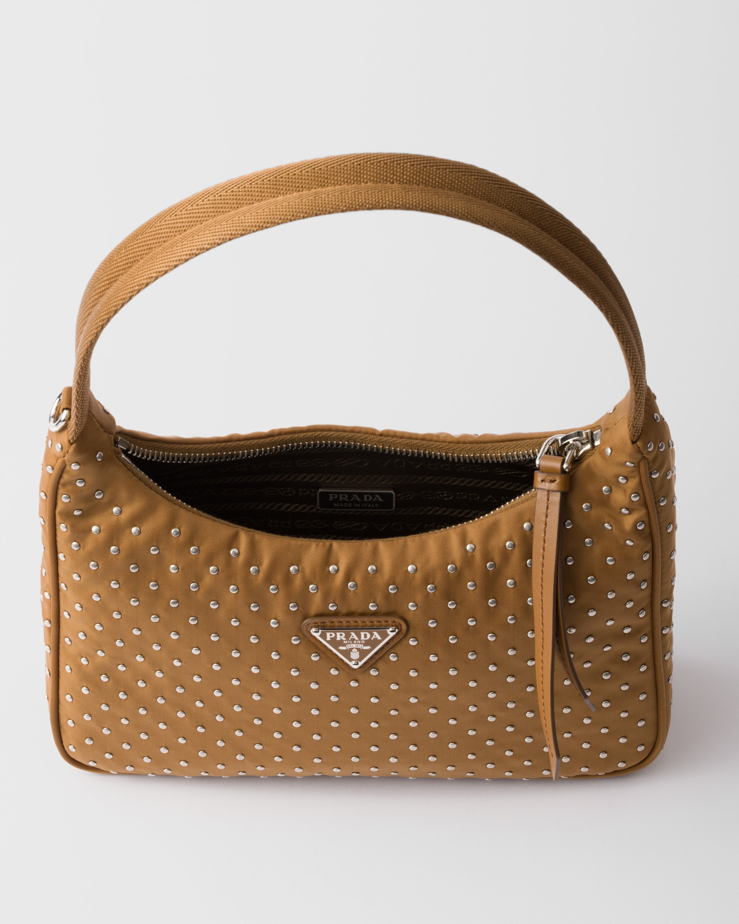 Prada Re-Edition Re-Nylon mini bag with studs - 4