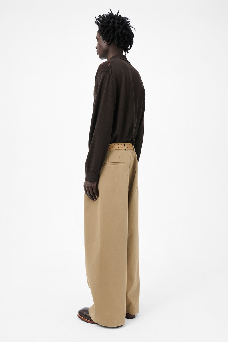 Bridge Chino Slow Khaki Macuable Cotton 4