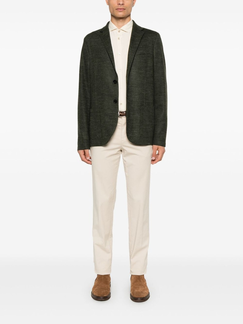 Harris Wharf London mélange-effect blazer outlook
