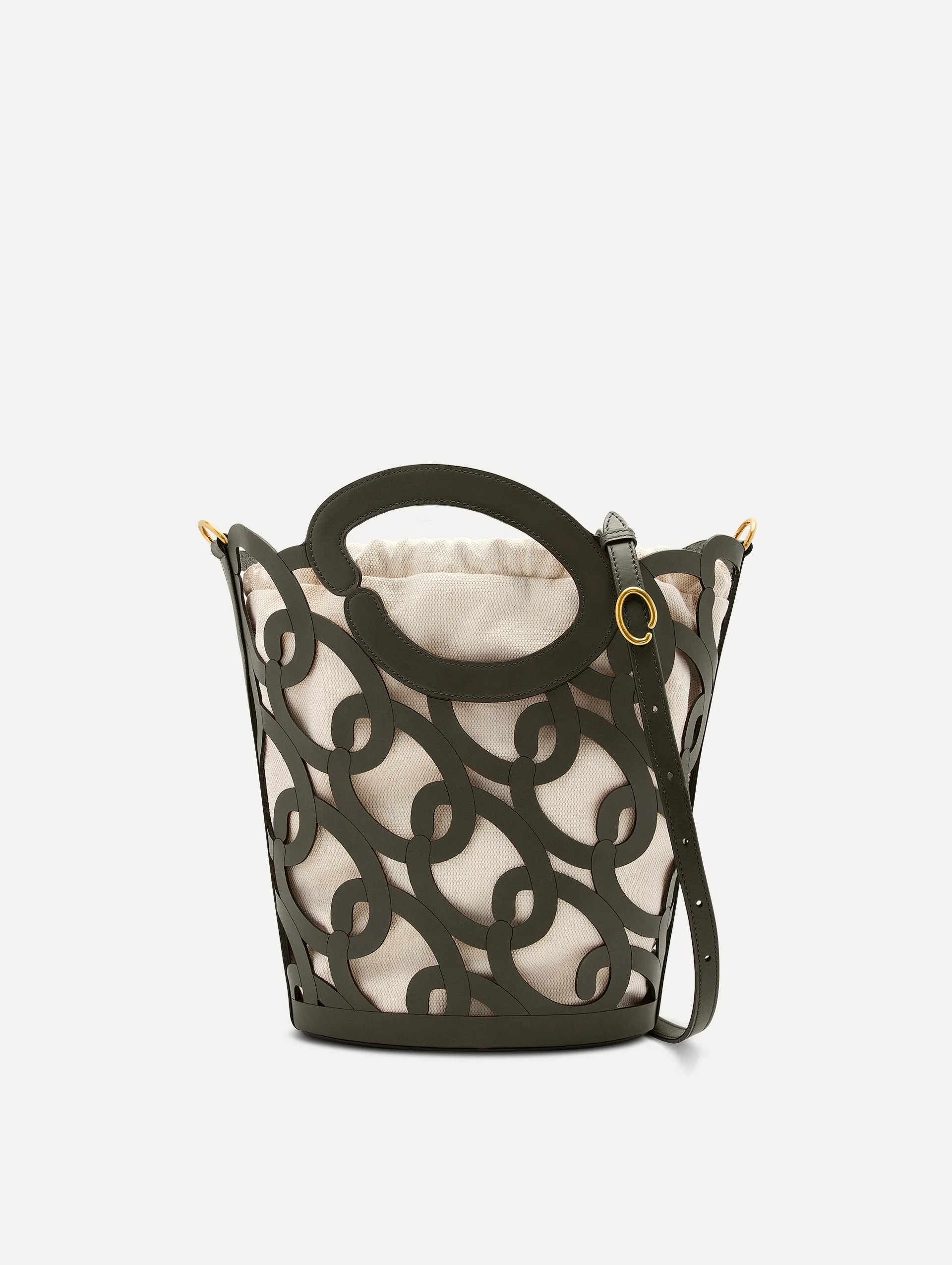 OSCAR CHAIN-LINK LEATHER TOTE - 1