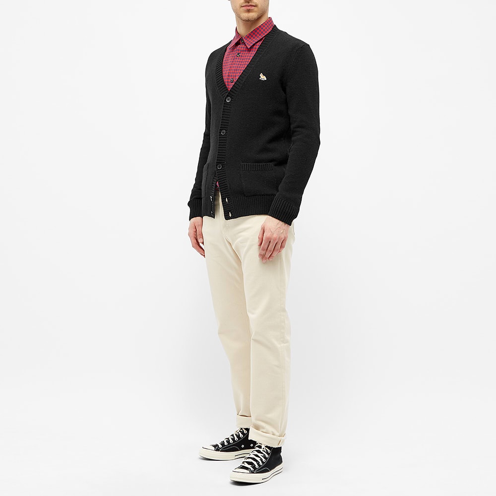 Maison Kitsuné Fox Lambswool Cardigan - 6