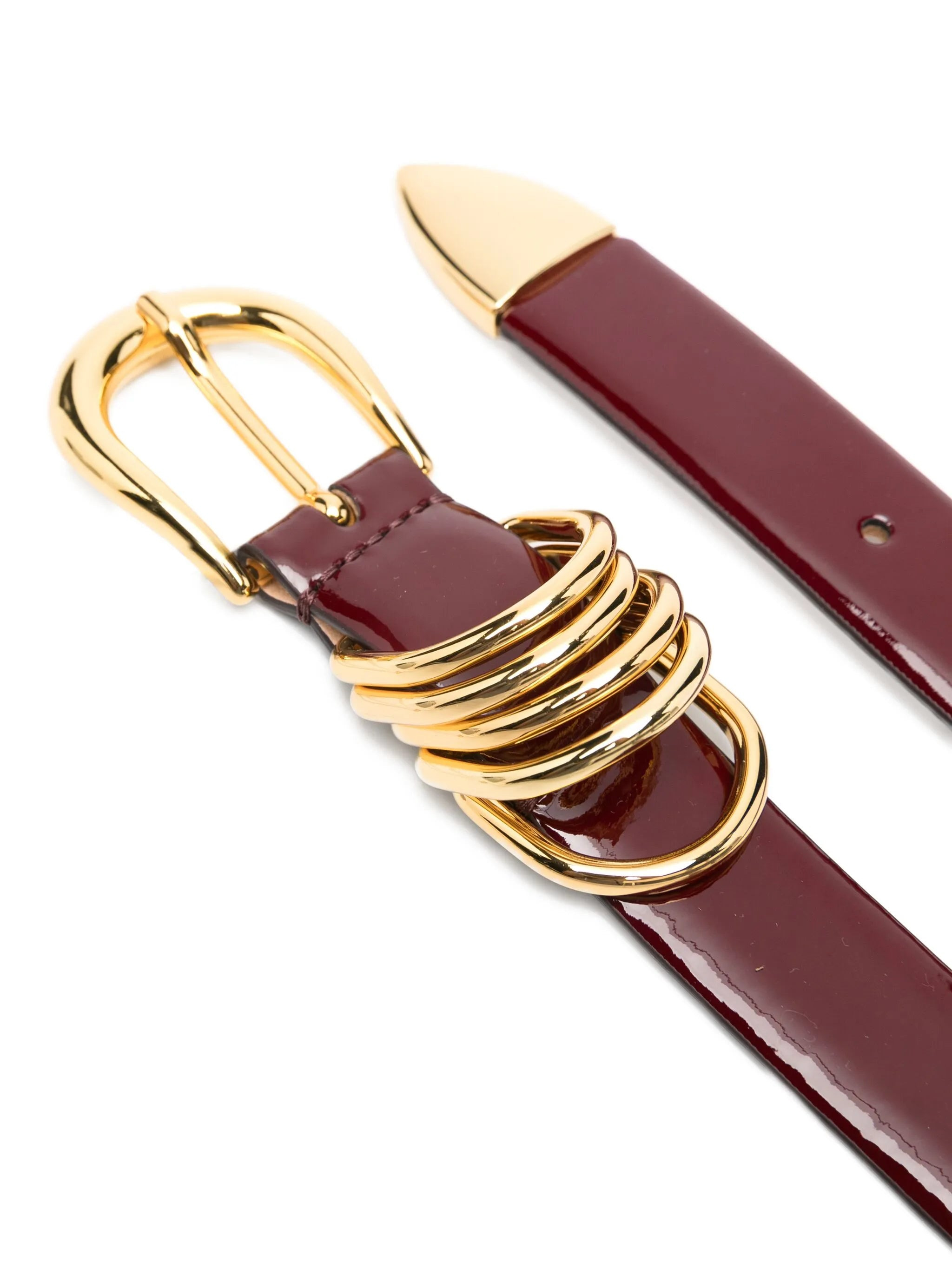 Dehanche Hollyhock Gold-plated Leather Belt - 3