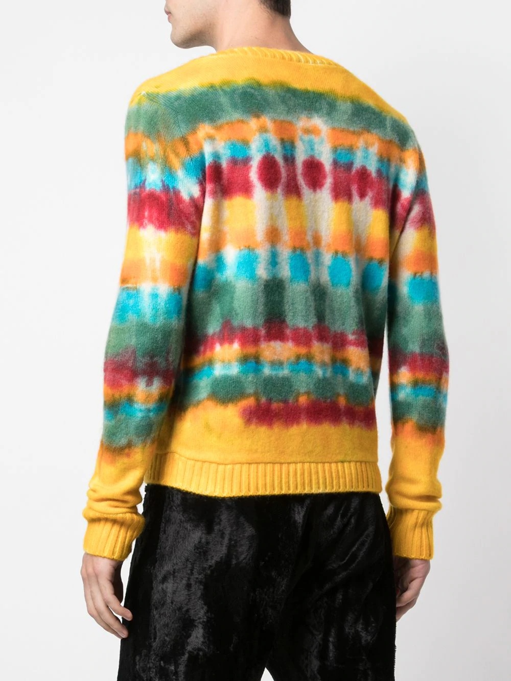 tie dye striped jumper - 5