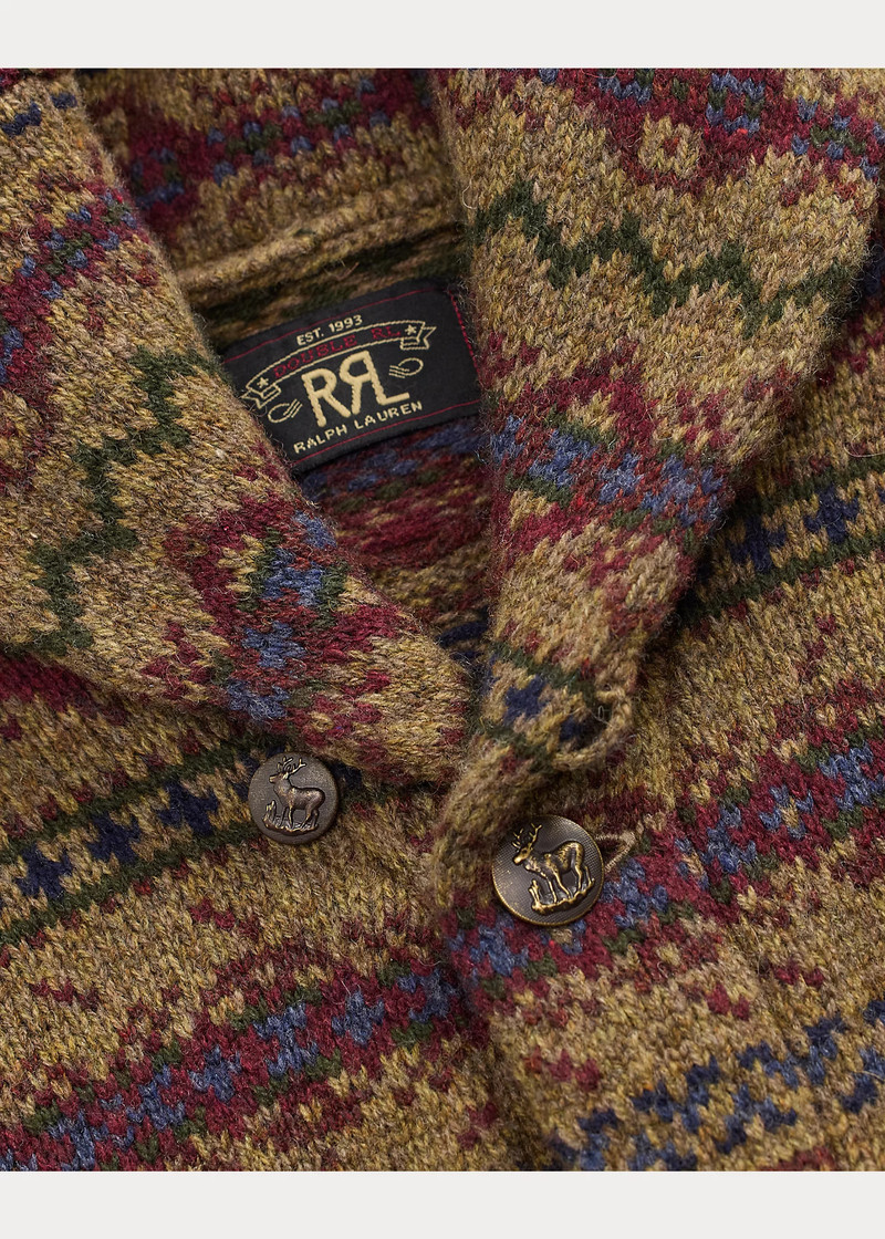 Fair Isle Wool Cardigan 3