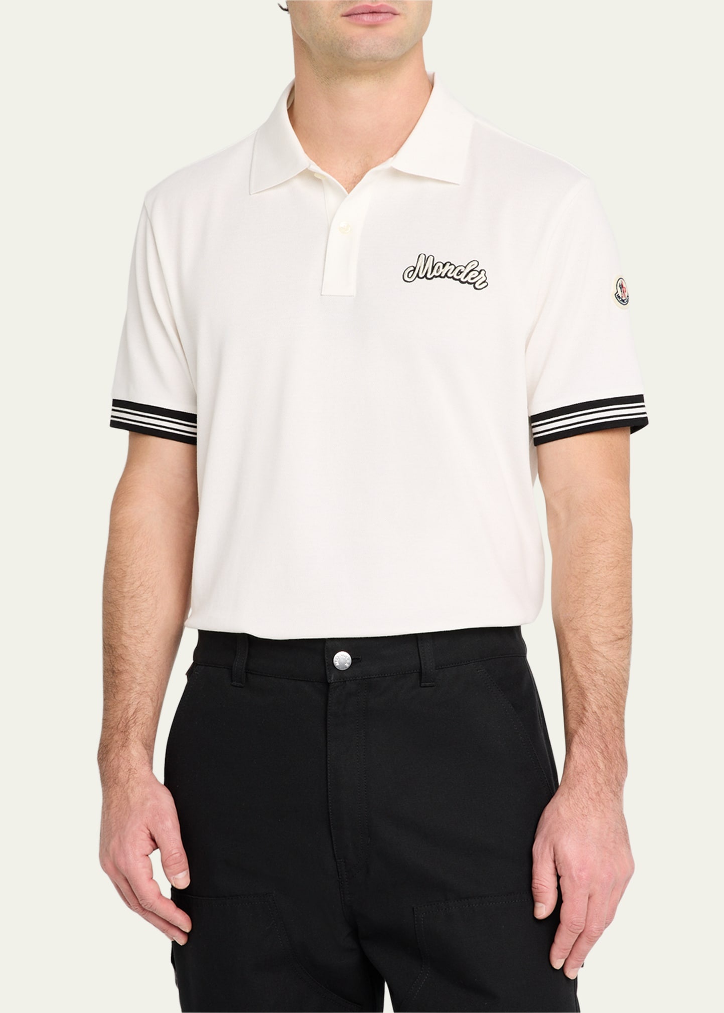 Men's Cotton Logo Polo Shirt - 4