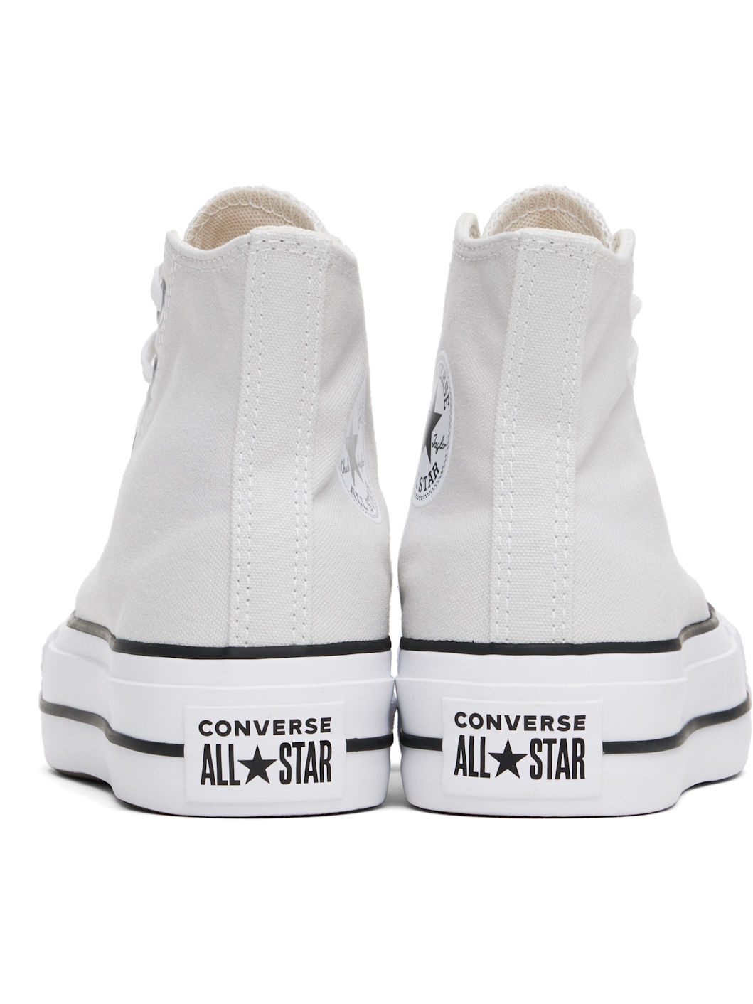 Gray Chuck Taylor All Star Lift Platform High Top Sneakers - 2