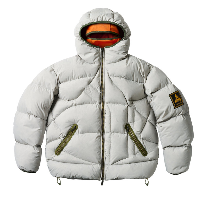 PALACE MAHARISHI TEMPLE PUFFA JACKET ICE - 1
