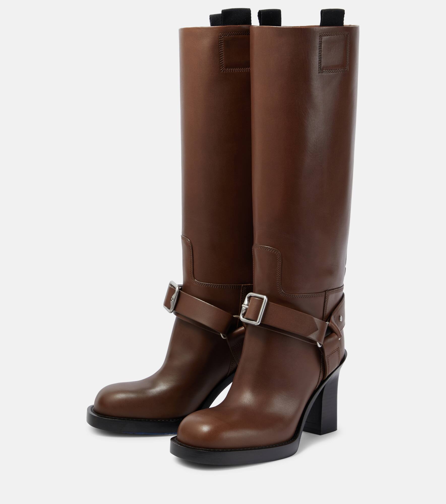 100 leather knee-high boots - 5