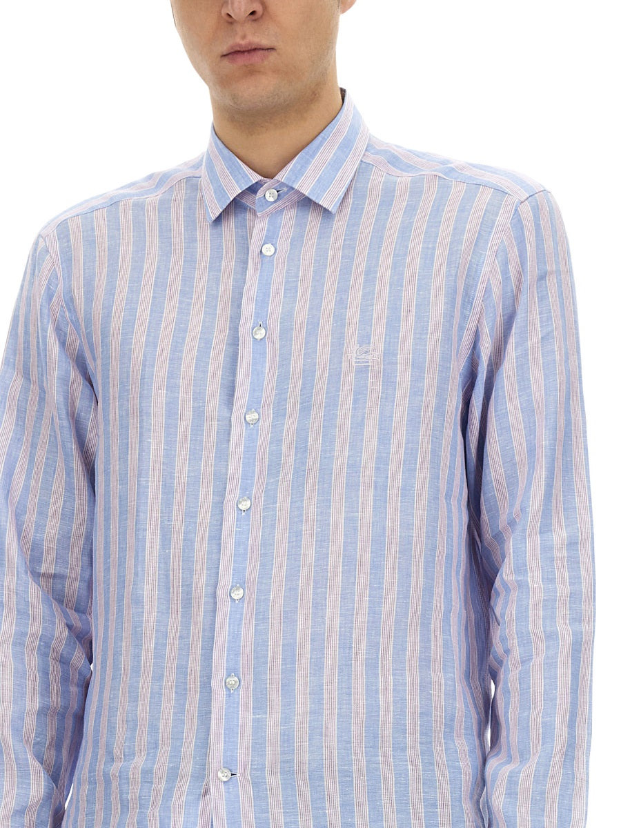 Etro Men Pegasus Logo Shirt - 2