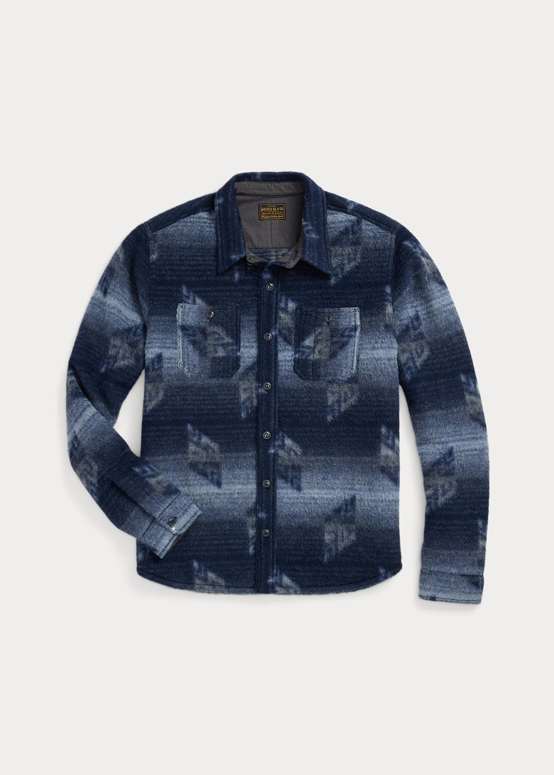 Double-Knit Jacquard Overshirt 1