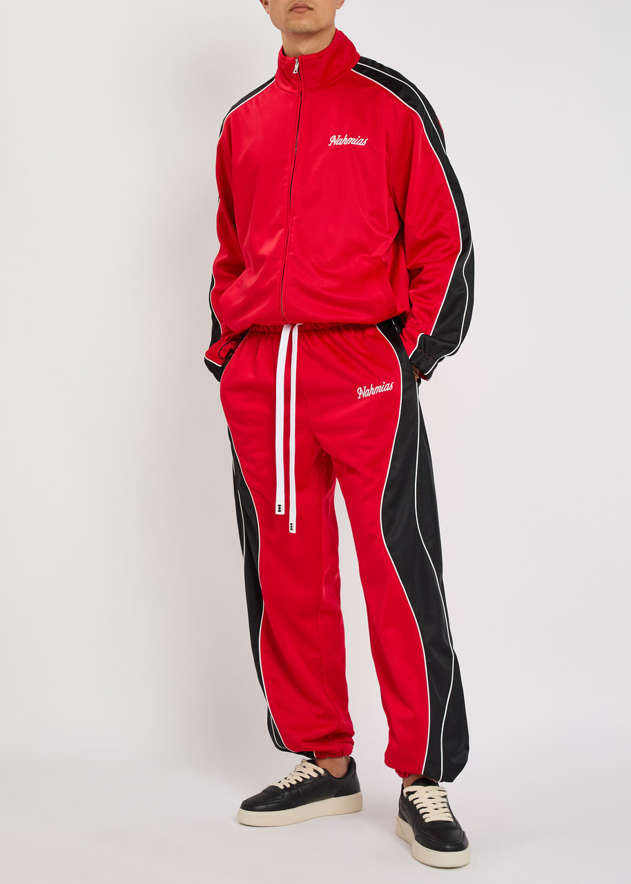 Nahmias Ollie Logo Panelled Jersey Track Pants - 4