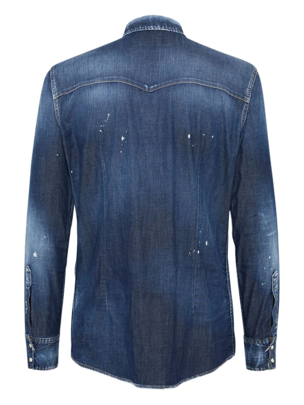 Western-style denim shirt - 2