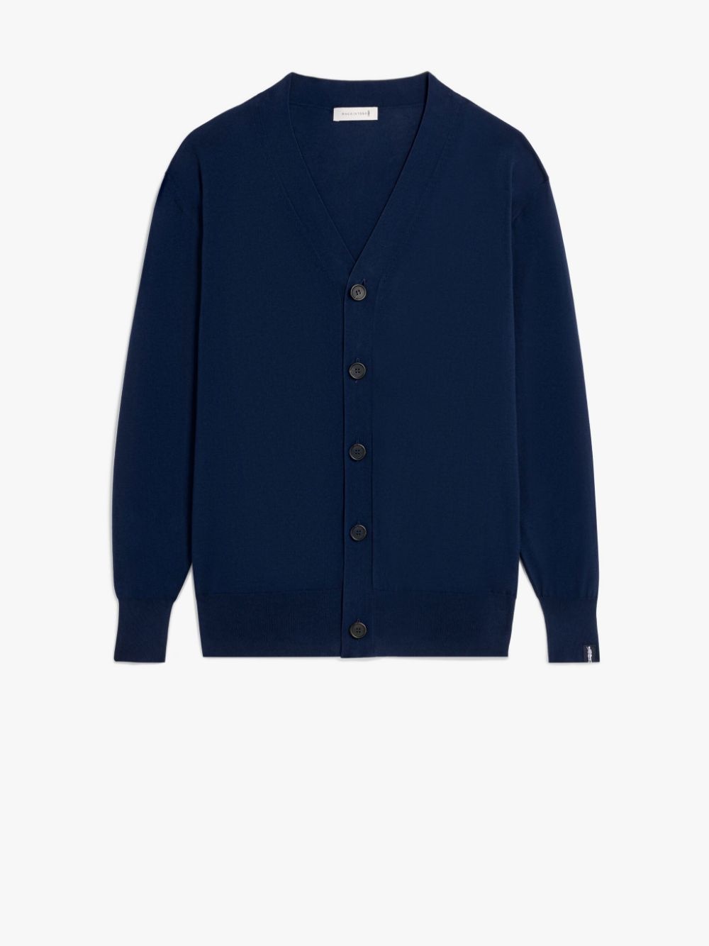 NAVY COTTON CARDIGAN - 1