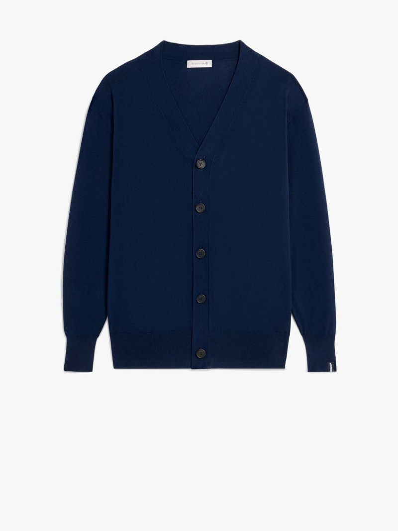 NAVY COTTON CARDIGAN 1