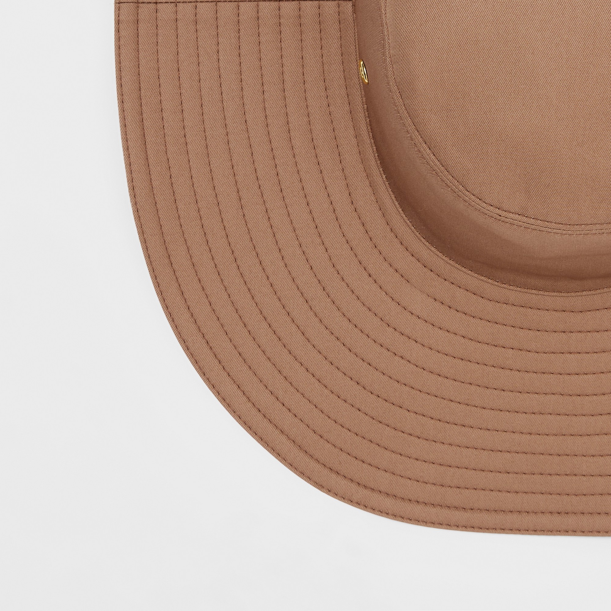 Detachable Strap Cotton Gabardine Hat - 10