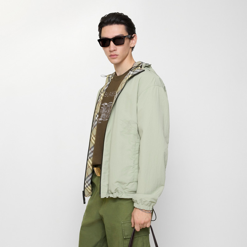 Reversible Check Hooded Jacket 4
