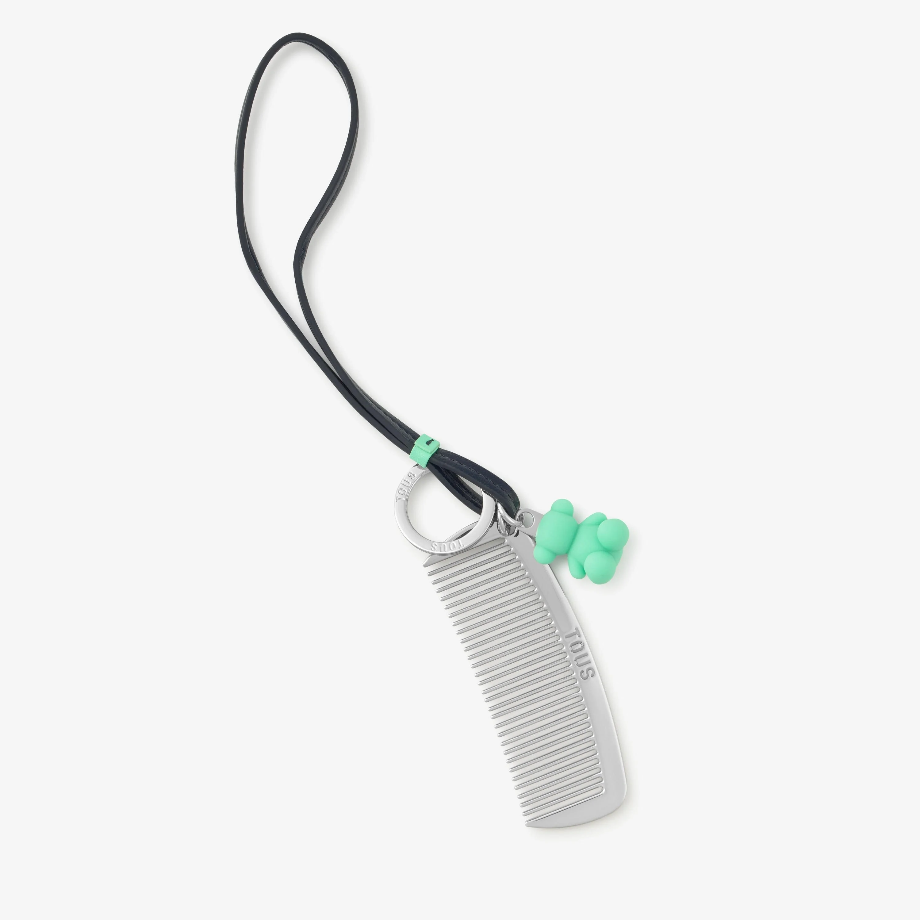 Navy blue bear and comb Charm TOUS Llaveros - 1