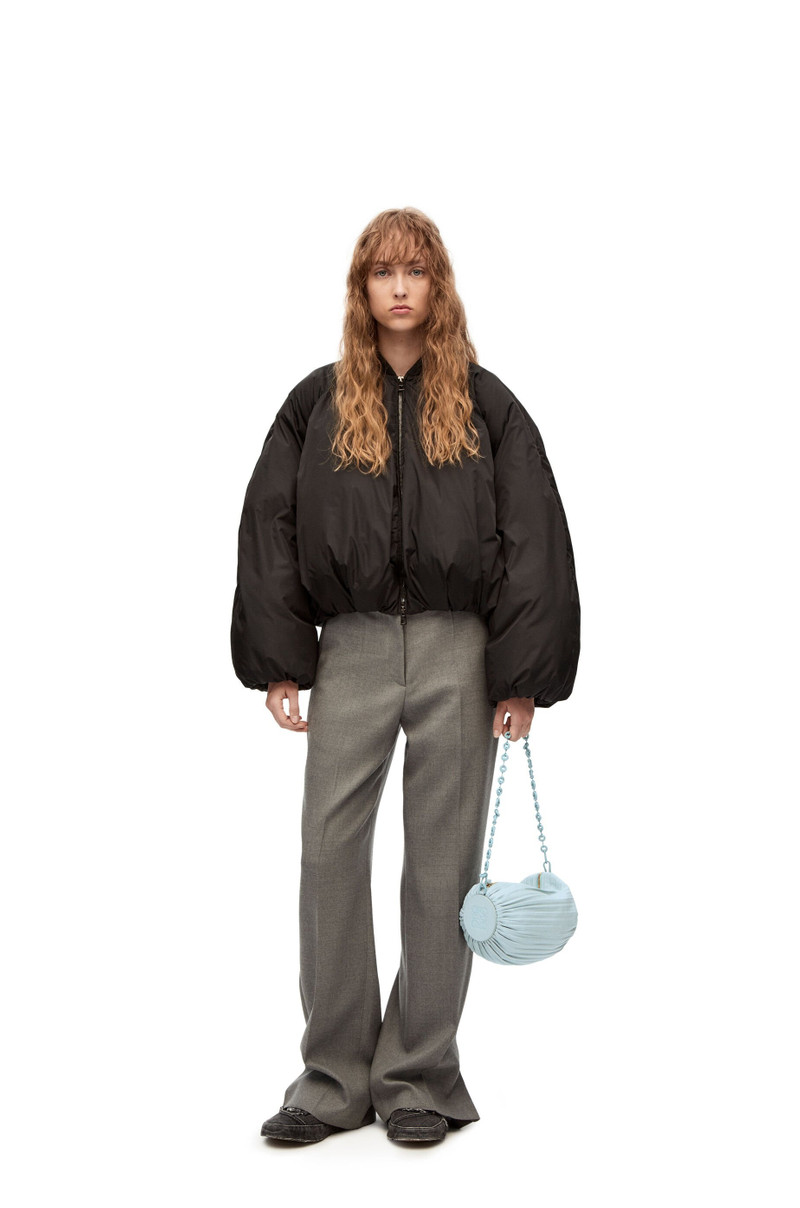 Loewe Bracelet pouch in pleated nappa outlook