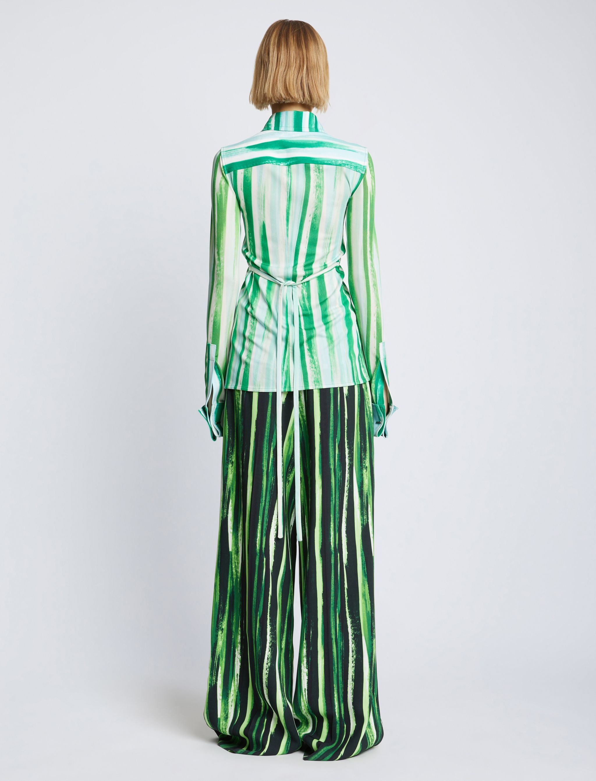 Painted Stripe Pants - 4