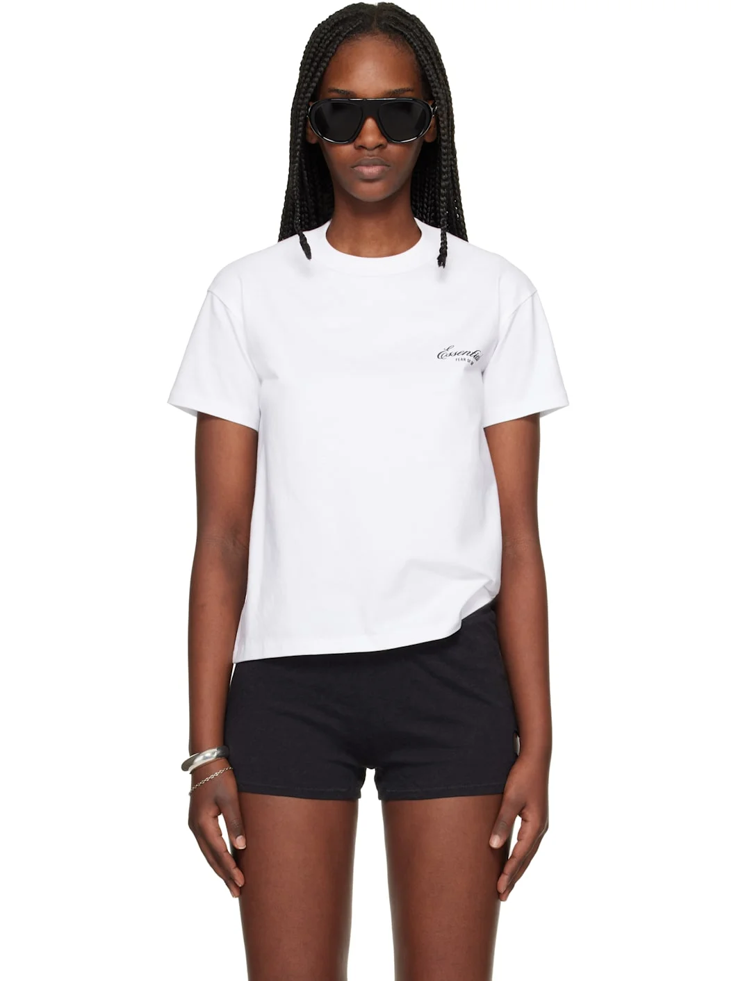 White Classic Short Sleeve T-shirt - 1