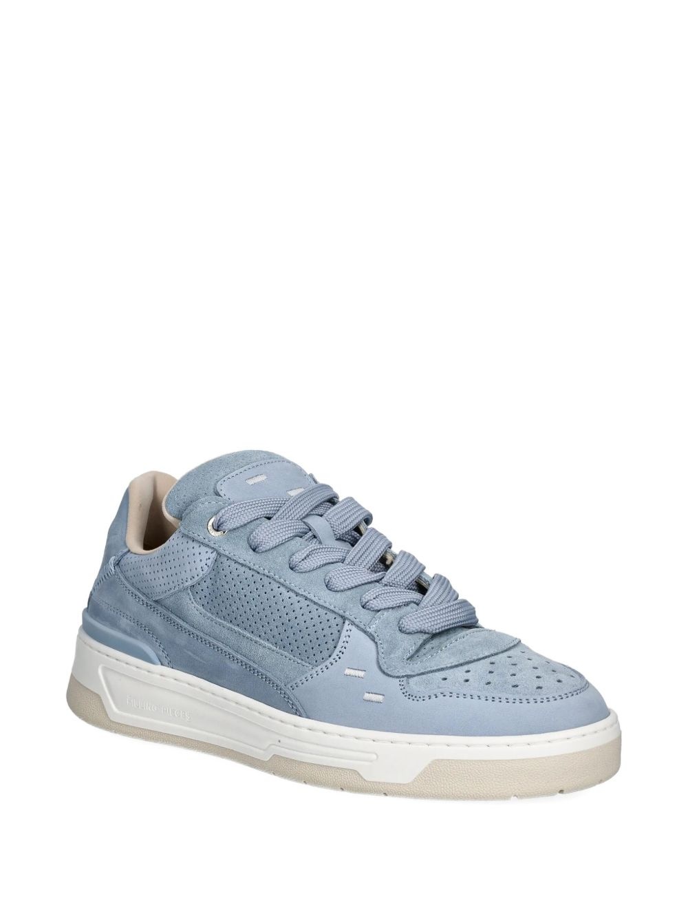 suede-panelled sneakers - 2