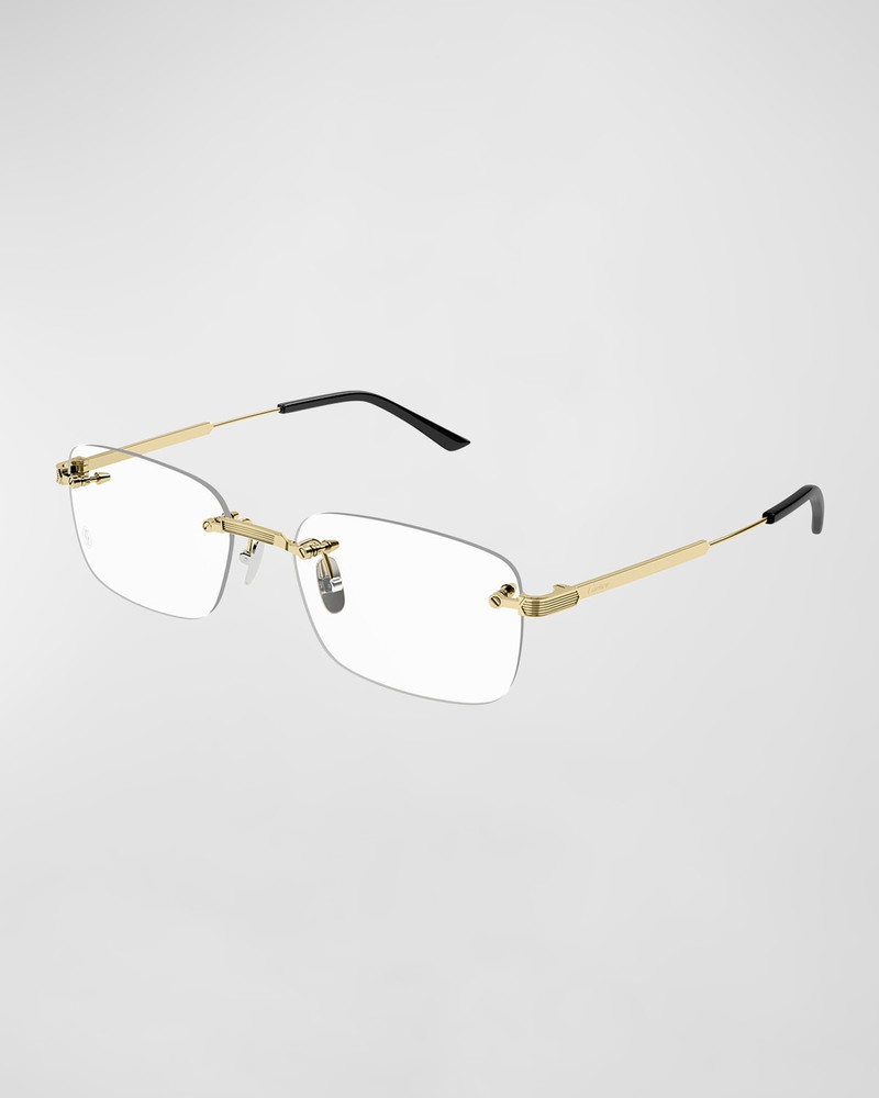 Men's Rectangle Titanium Optical Glasses 1