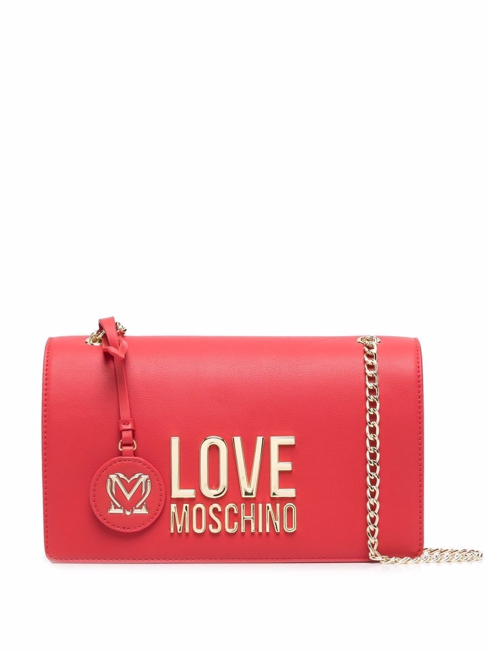 logo-plaque crossbody bag - 1