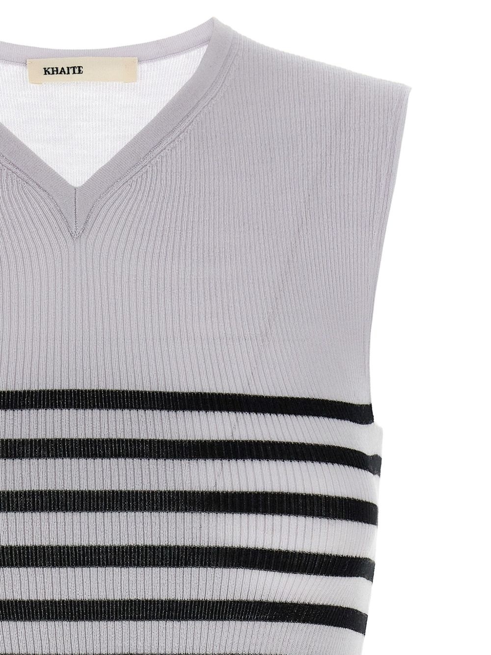 striped sleeveless top - 3