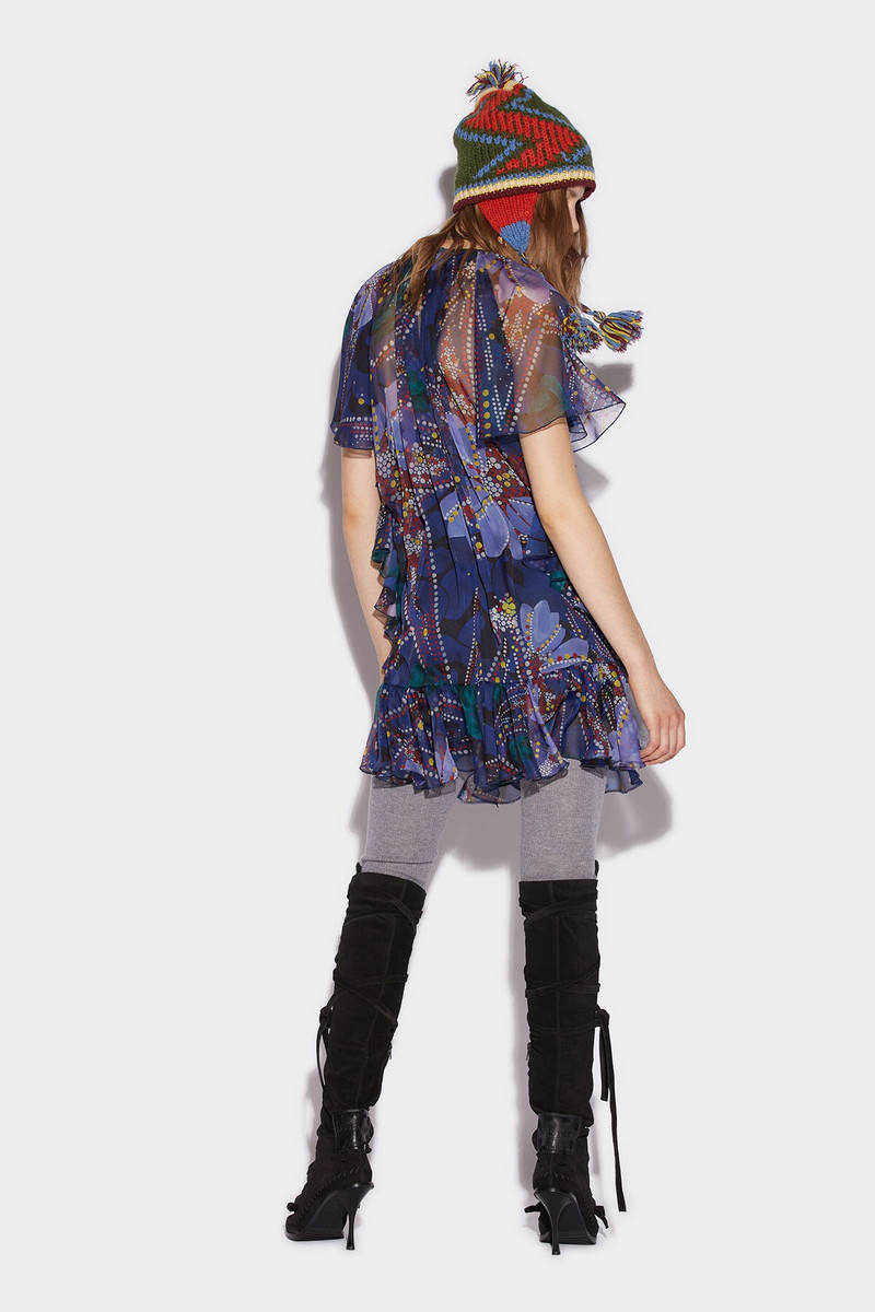 DSQUARED2 RETRO BLOSSOM DRESS outlook