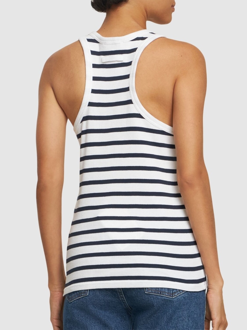 Ribbed mariniere tank top - 3