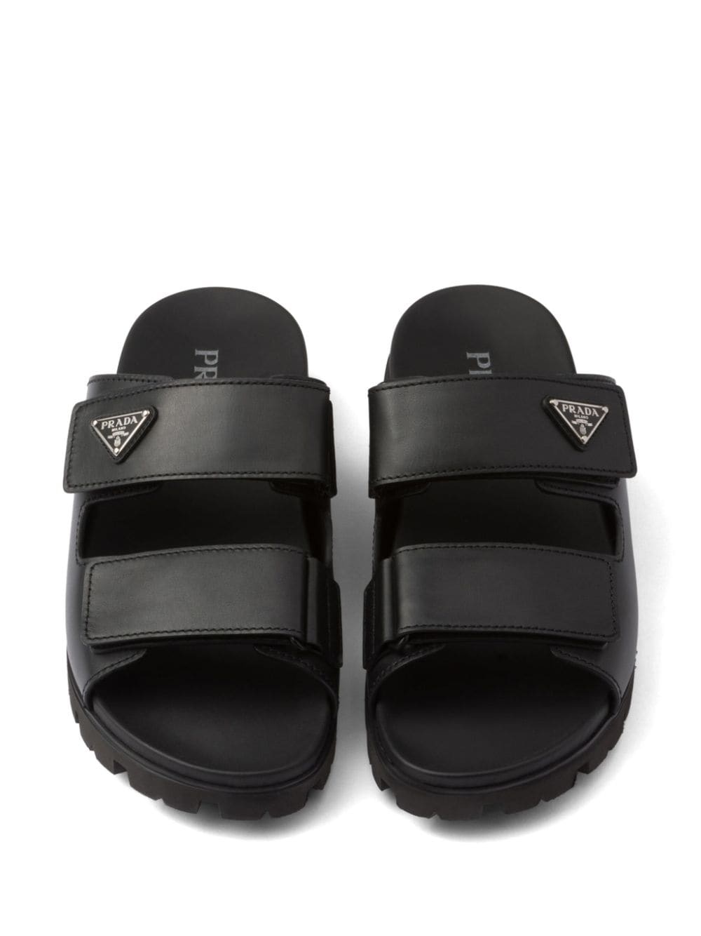 Leather strap sandals - 4