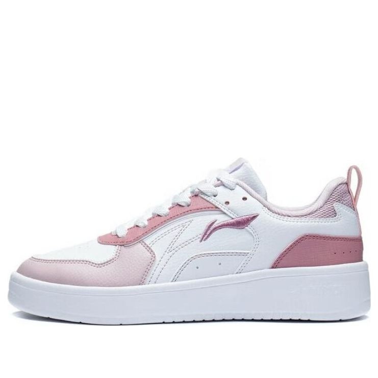 (WMNS) Li-Ning Xingchuan Skate Sneakers 'White Pink' AGCT148-5 - 1