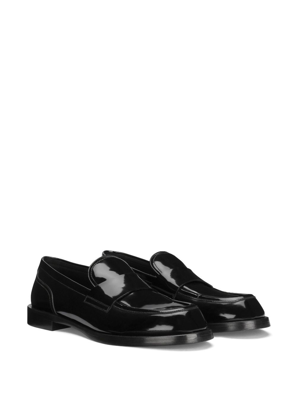 patent-leather loafers - 2