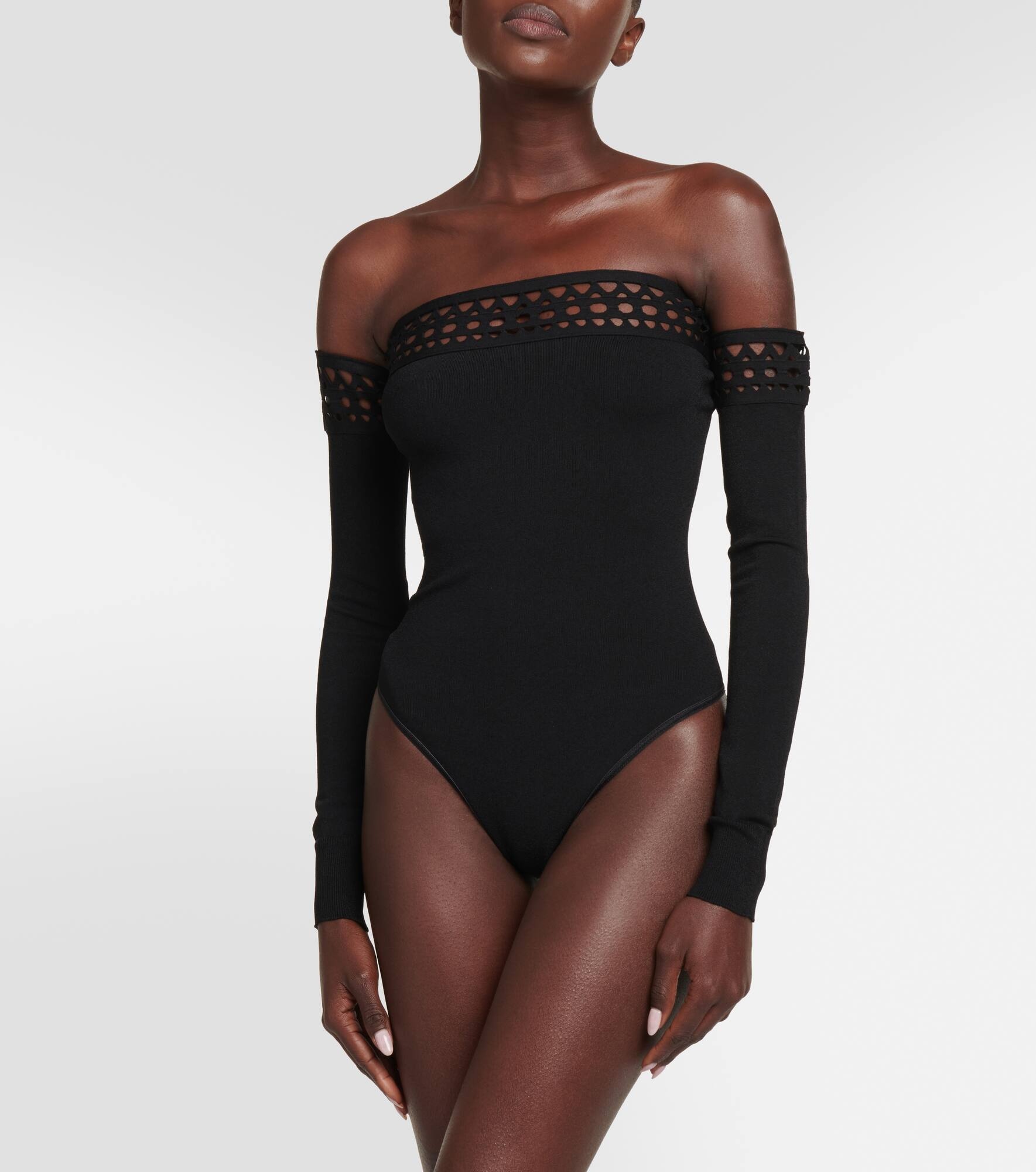 Vienne off-shoulder bodysuit - 3