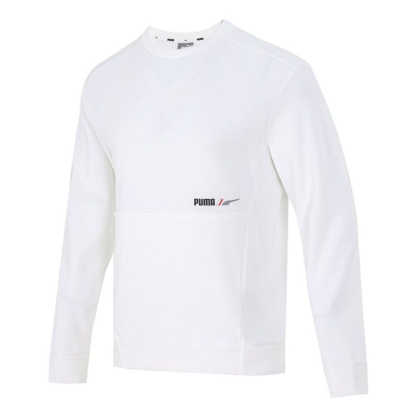 PUMA Training Sports Breathable Round Neck Pullover White 846532-02 - 1