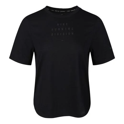 (WMNS) Nike SS20 Athleisure Casual Sports Short Sleeve Black CV1876-010 - 1