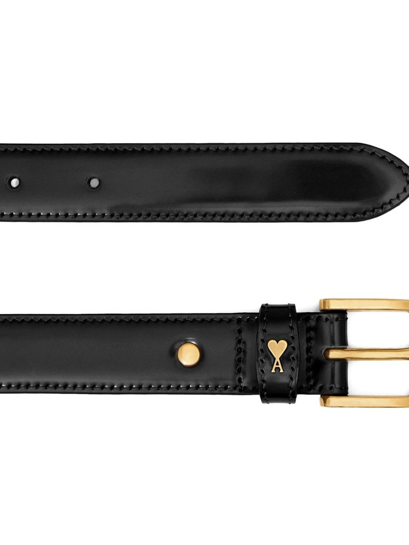 AMI Paris logo-stud belt outlook