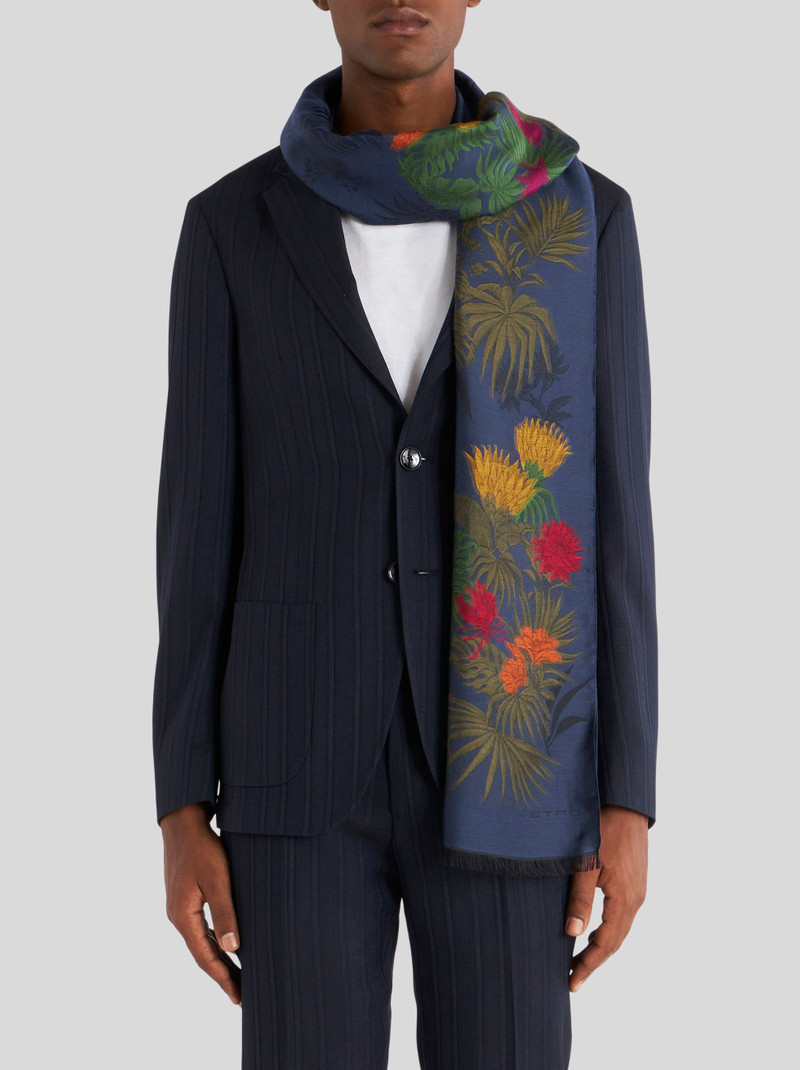 Etro FLORAL DESIGN JACQUARD SCARF outlook