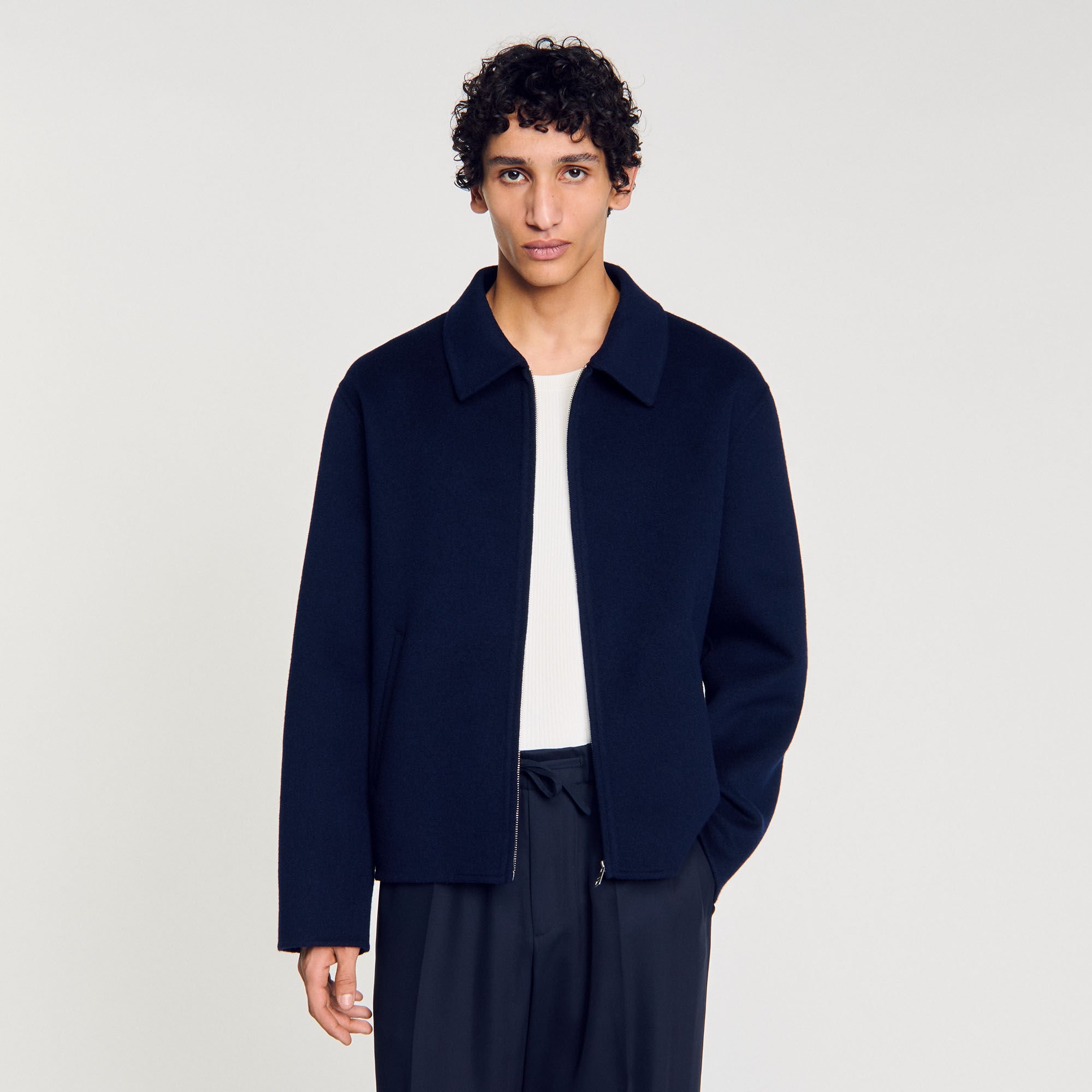 DOUBLE-FACED WOOL JACKET - 4