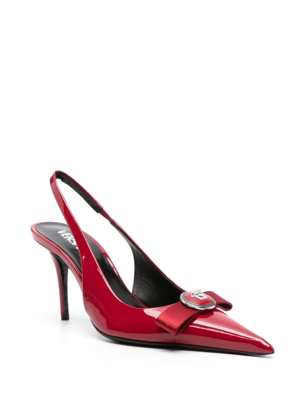 85mm Gianni-ribbon slingback pumps - 2